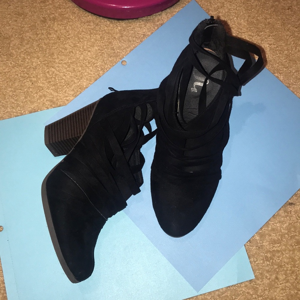 Black booties
